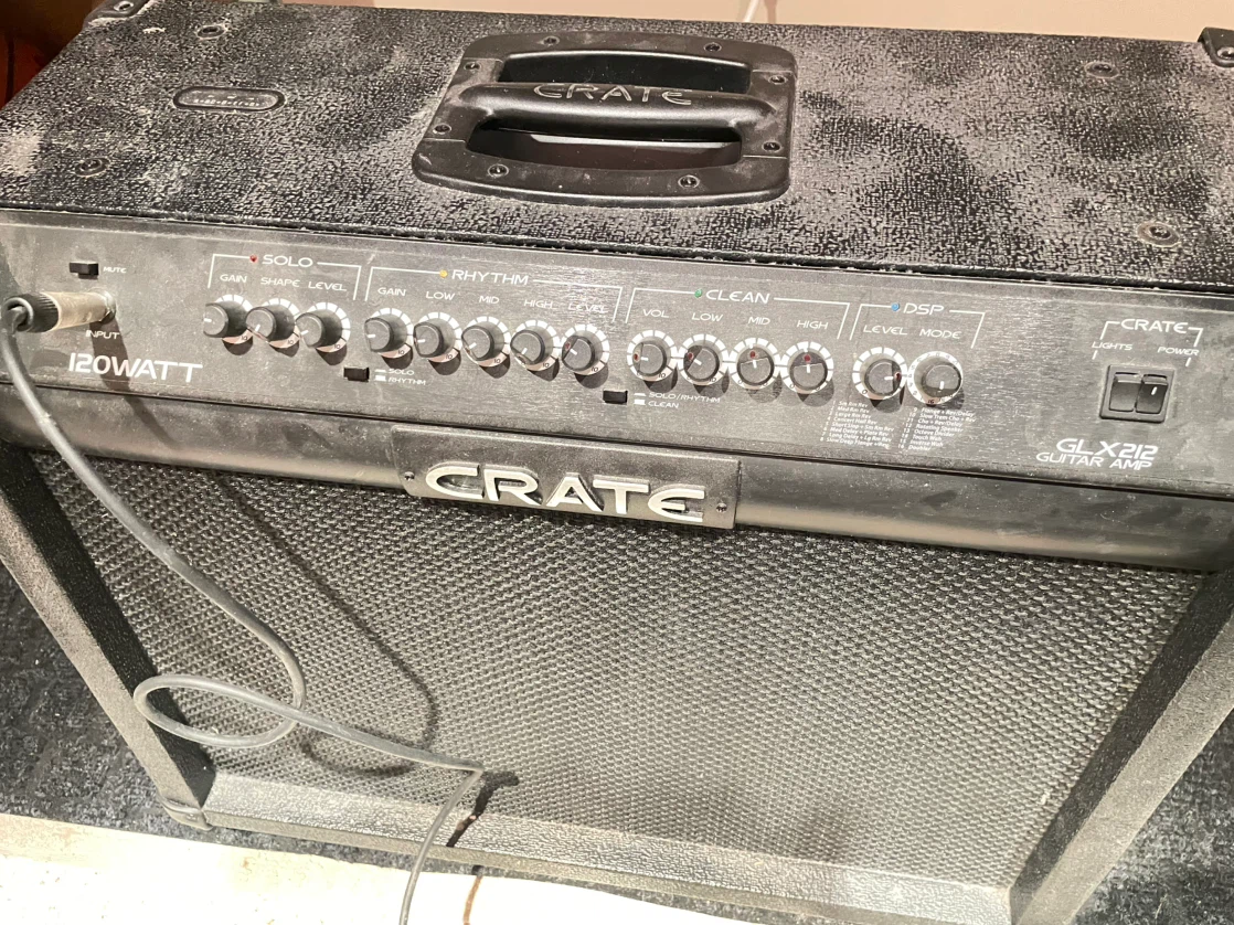 Crate GLX212 Guitar Amp with Footswitch - photo 2