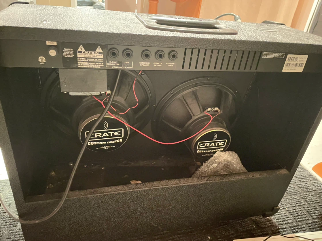 Crate GLX212 Guitar Amp with Footswitch - photo 3