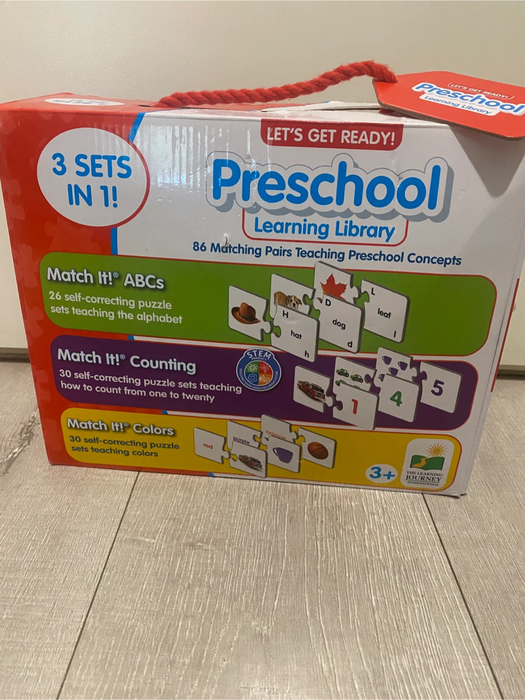 The Learning Journey Preschool Learning Library 3 Sets in 1
