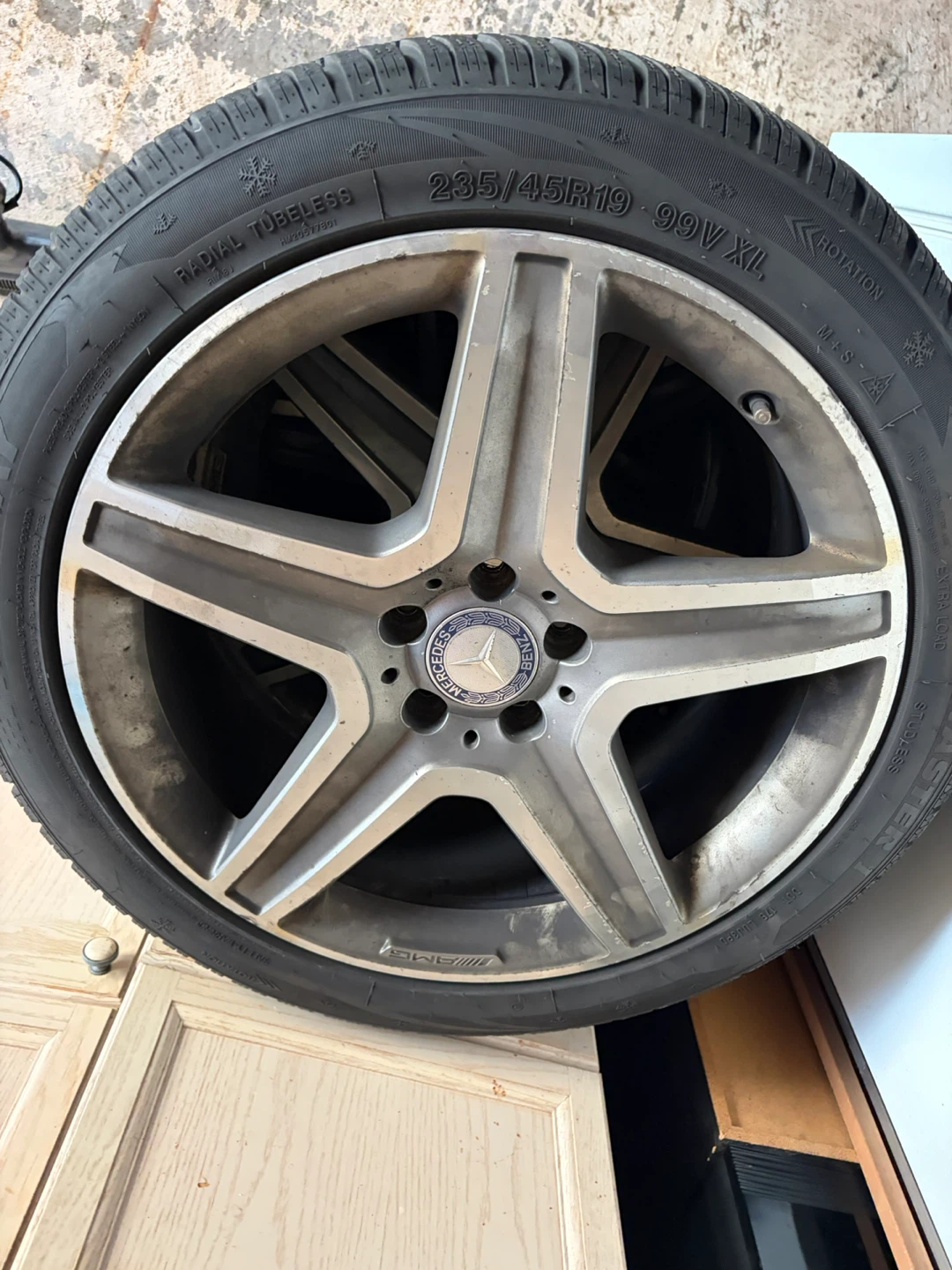 Mercedes-Benz AMG Wheels with Snow Tires - Set of 4 - photo 2