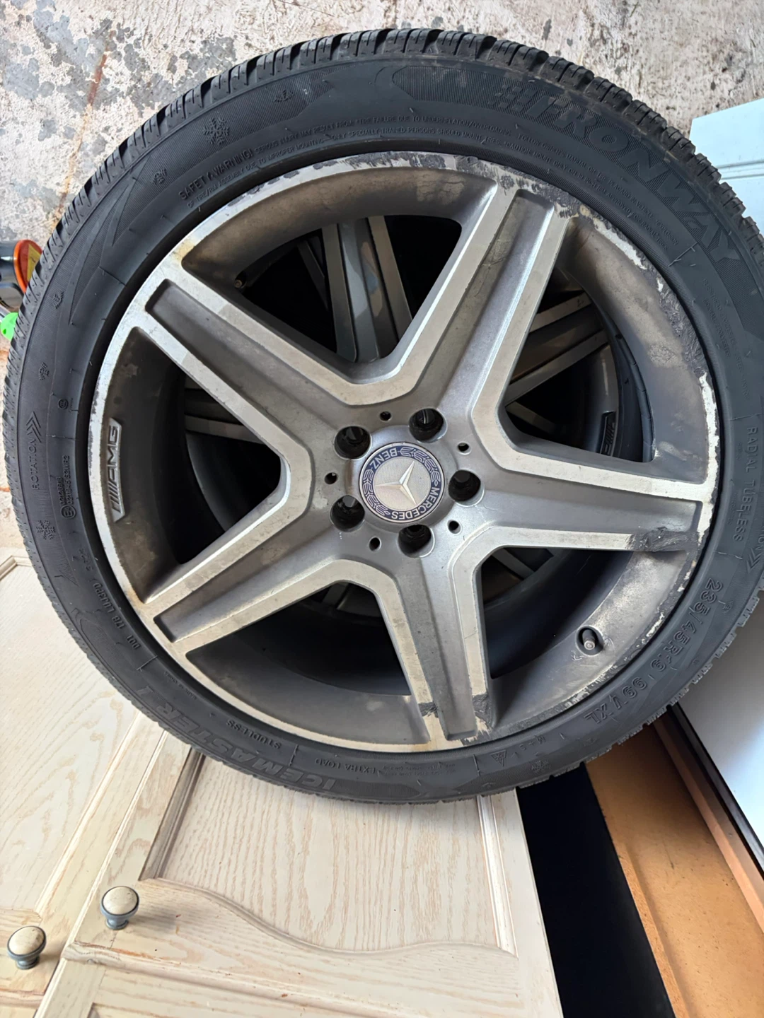 Mercedes-Benz AMG Wheels with Snow Tires - Set of 4 - photo 3