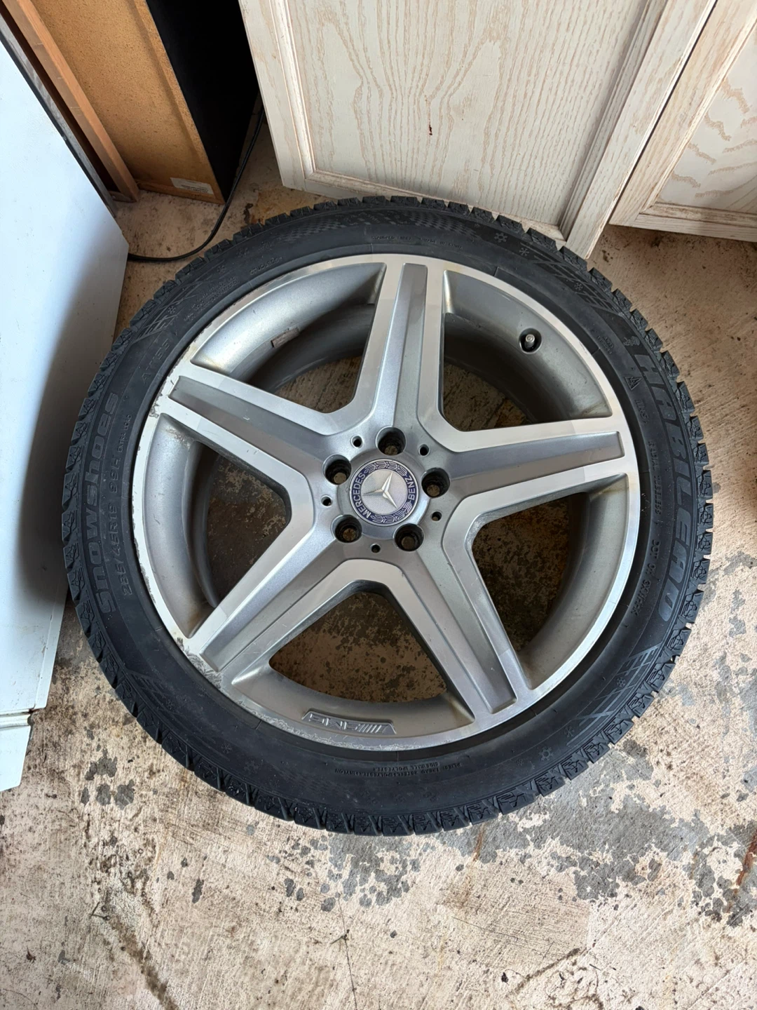 Mercedes-Benz AMG Wheels with Snow Tires - Set of 4