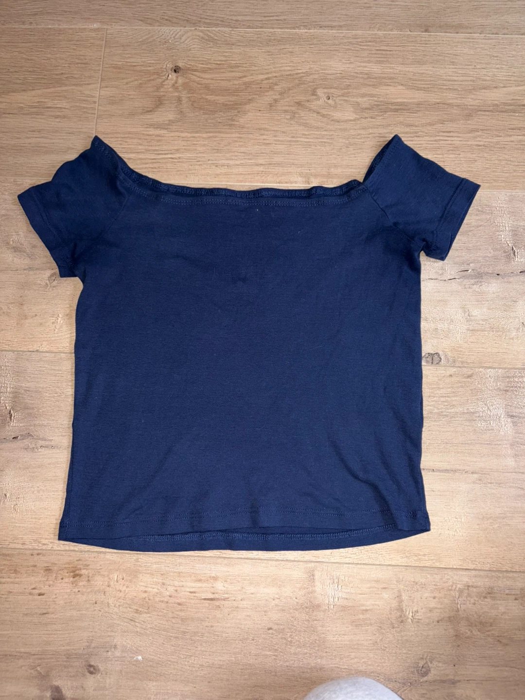 Aéropostale Navy Off-the-Shoulder Top - Size S/P