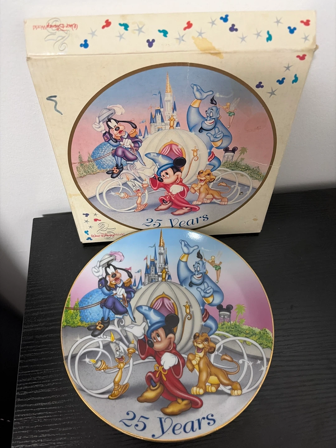 Walt Disney World 25 Years Commemorative Plate - photo 2