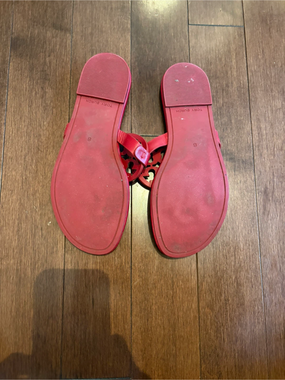 Tory Burch Red Miller Sandals Size 8 - photo 2