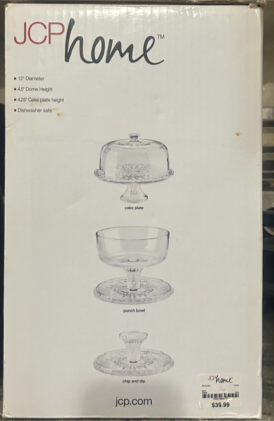 JCP Home 3-in-1 Cake Dome - photo 2