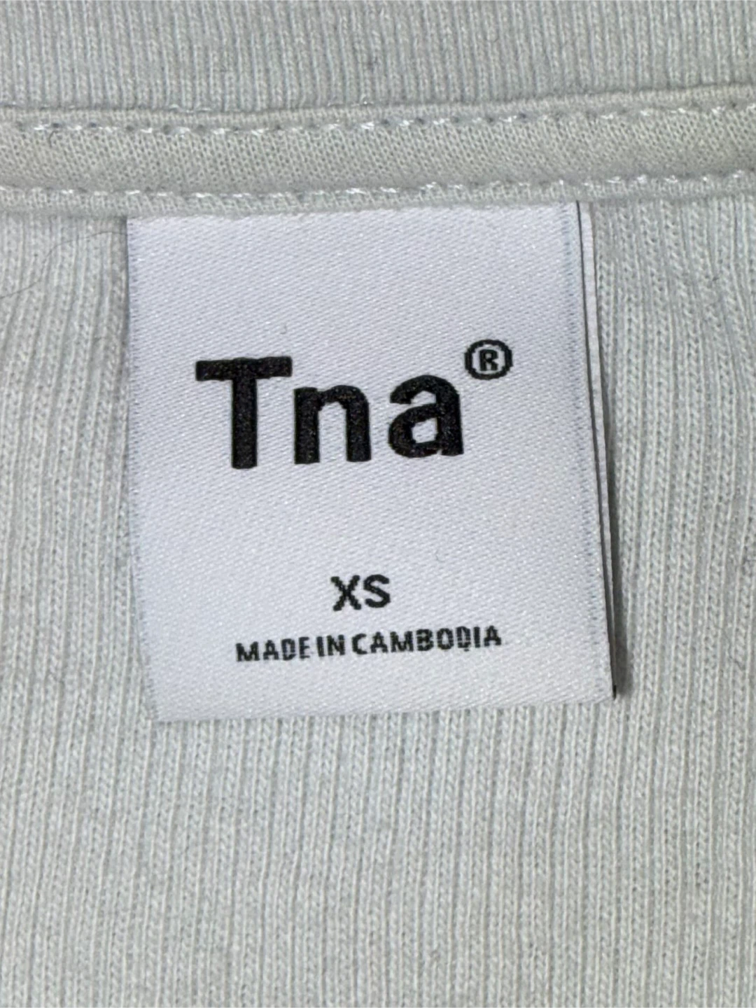 TNA Long Sleeve Cropped Ribbed Top - photo 3
