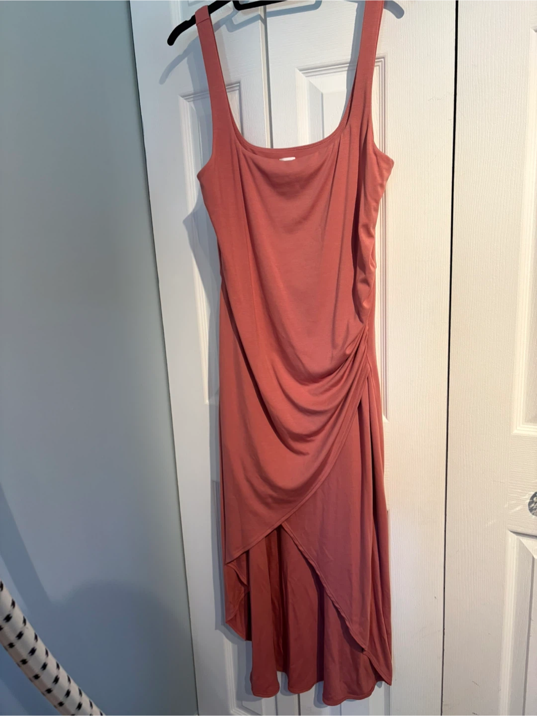 Wilfred Sleeveless Midi Dress - Salmon - Size XL