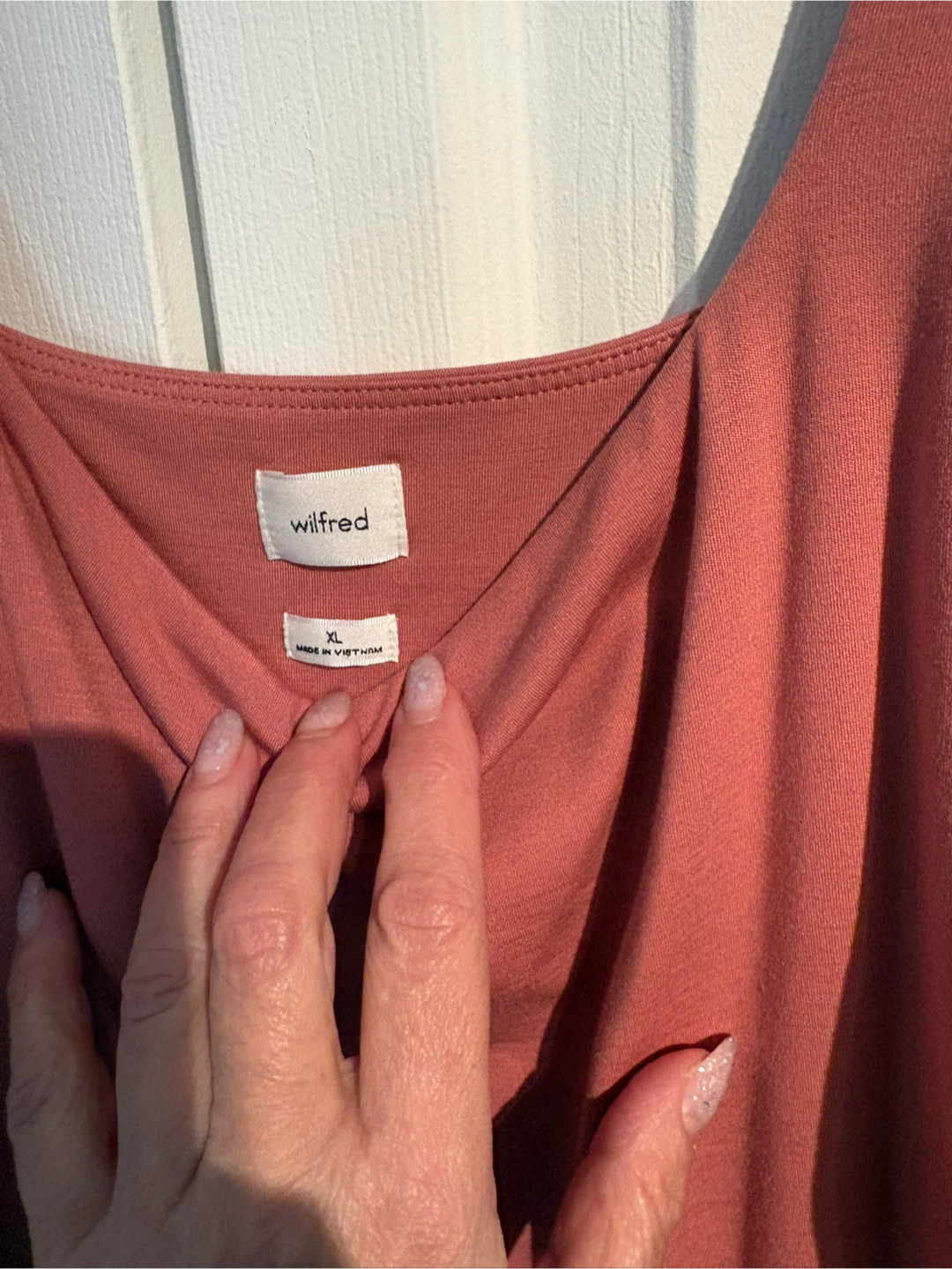 Wilfred Sleeveless Midi Dress - Salmon - Size XL - photo 3