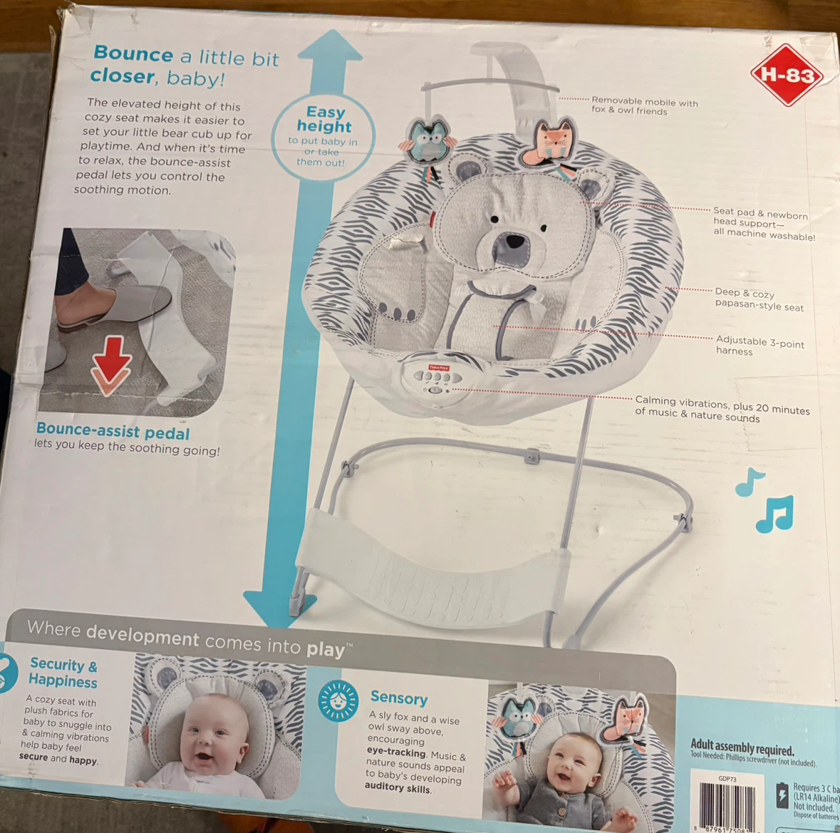 Fisher-Price See & Soothe Deluxe Bouncer