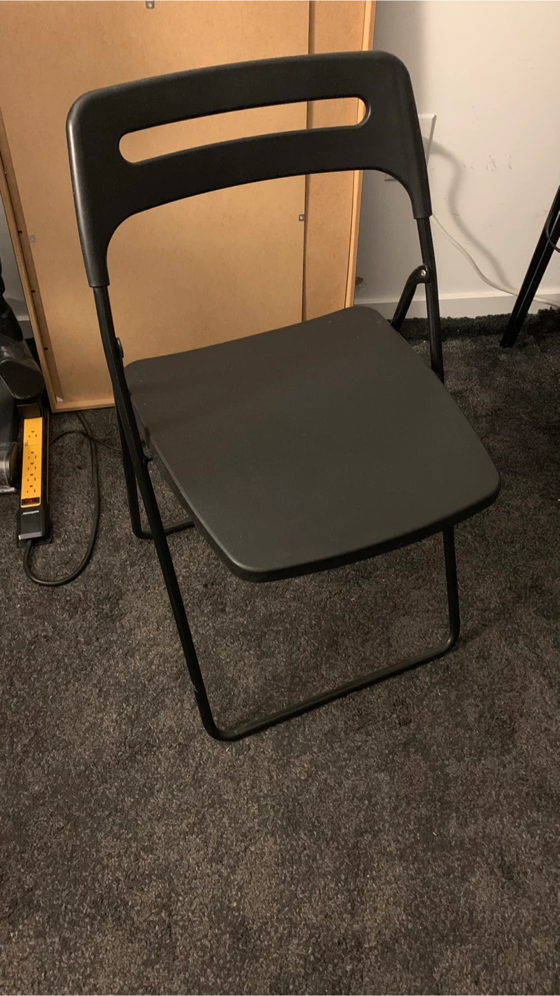 Ikea Black Folding Chair