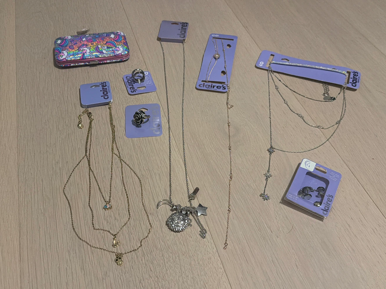 Claire's Jewelry Lot with Nail Kit (all new)