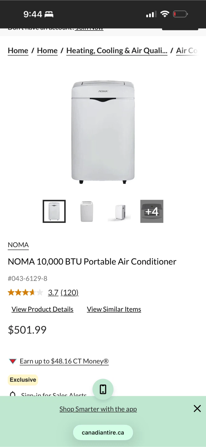 Noma Portable Air Conditioner - photo 5