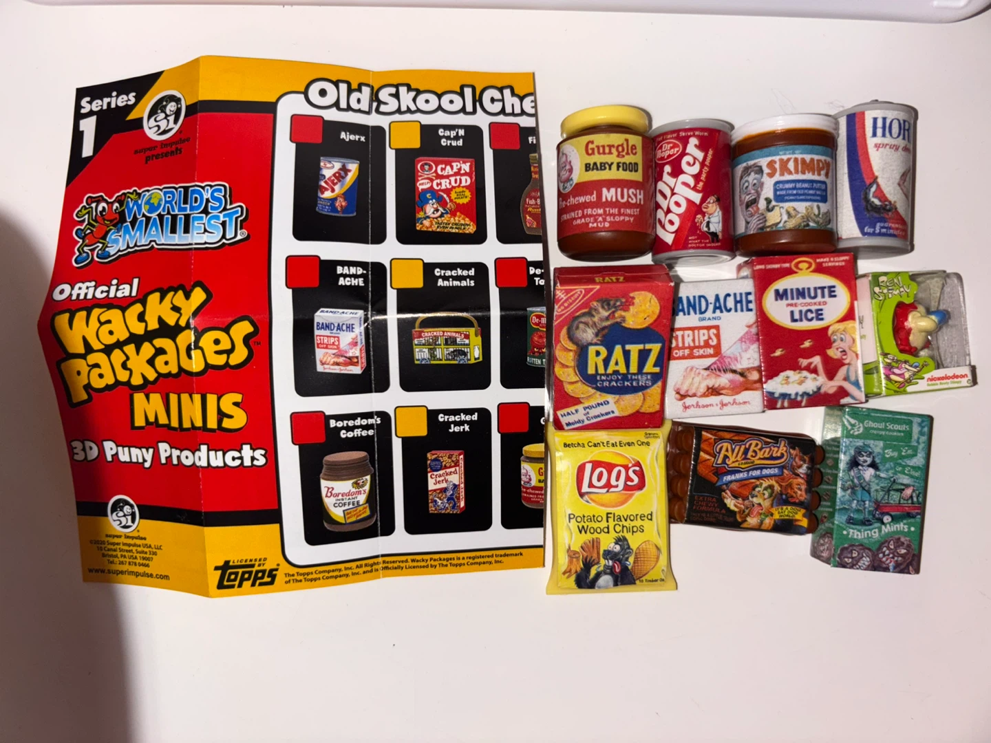 World's Smallest Wacky Packages Minis Series 1