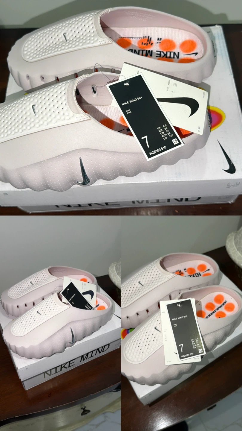 Nike Mind 001 Pink Clogs Size 7