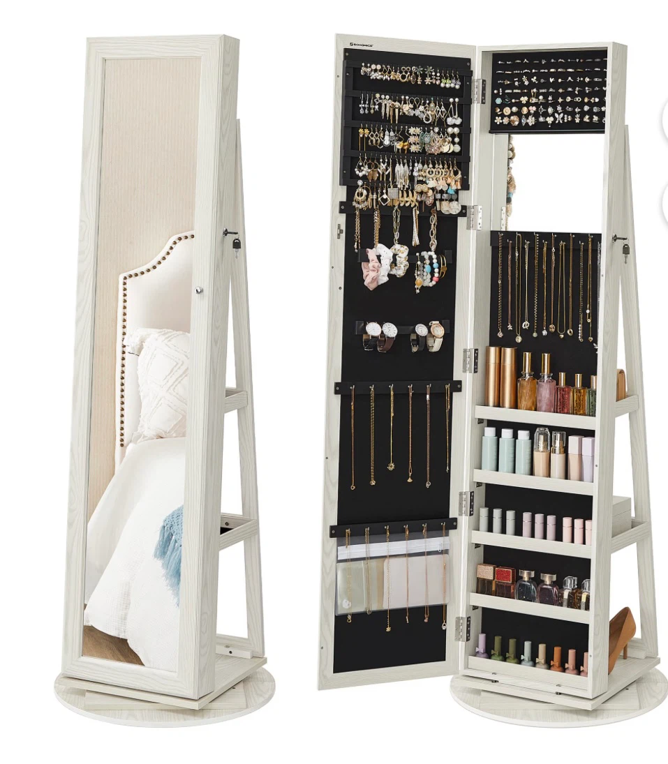 Brand new open box SONGMICS Jewelry Cabinet Mirror - photo 2
