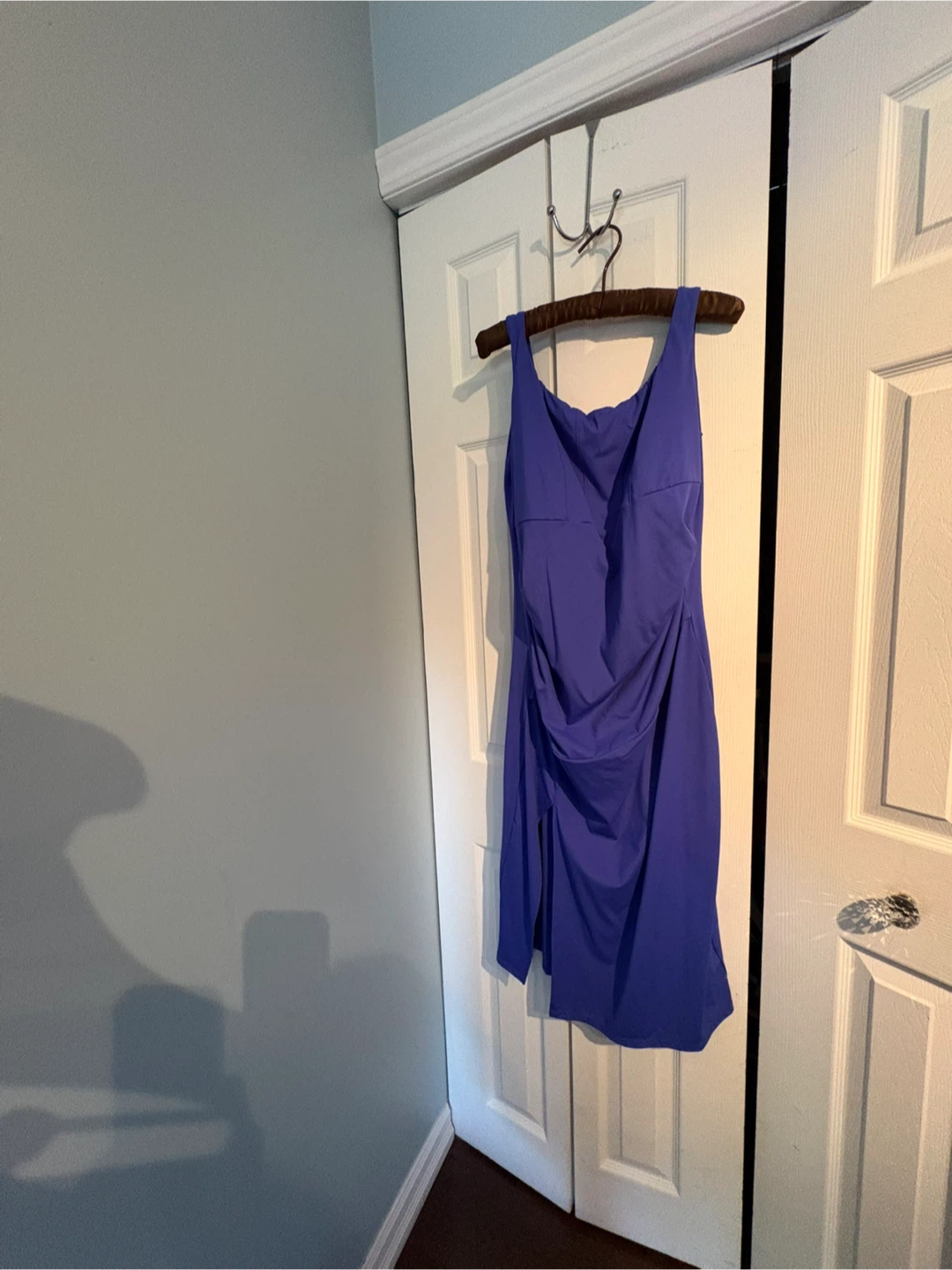 Blue Ruched Dress - photo 2