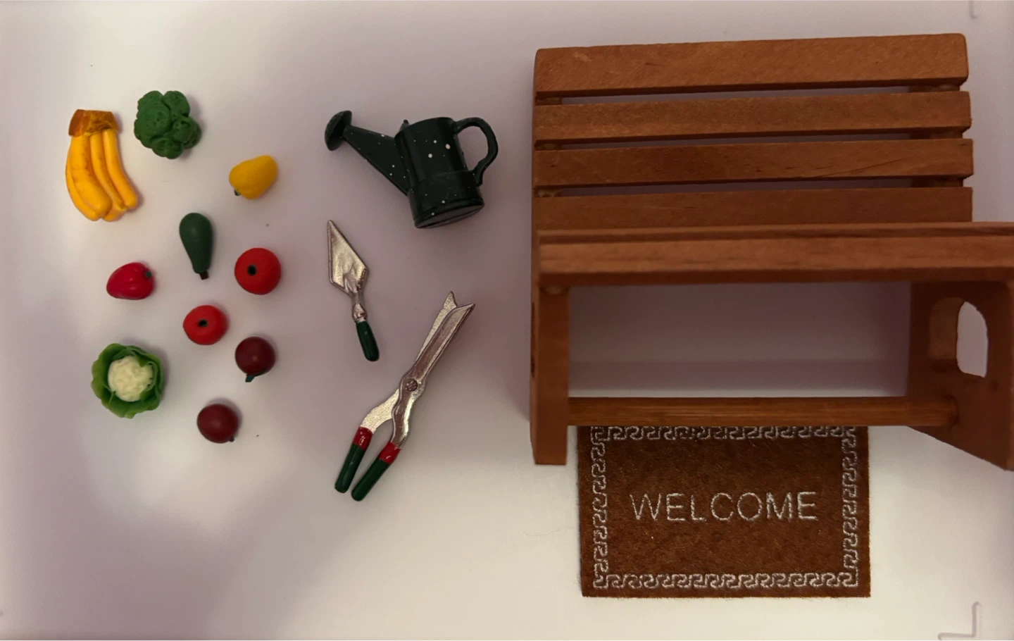 Dollhouse Miniature Garden Set