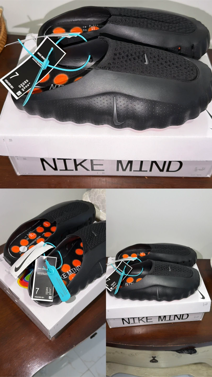 Nike Mind Shoes Black Size 7