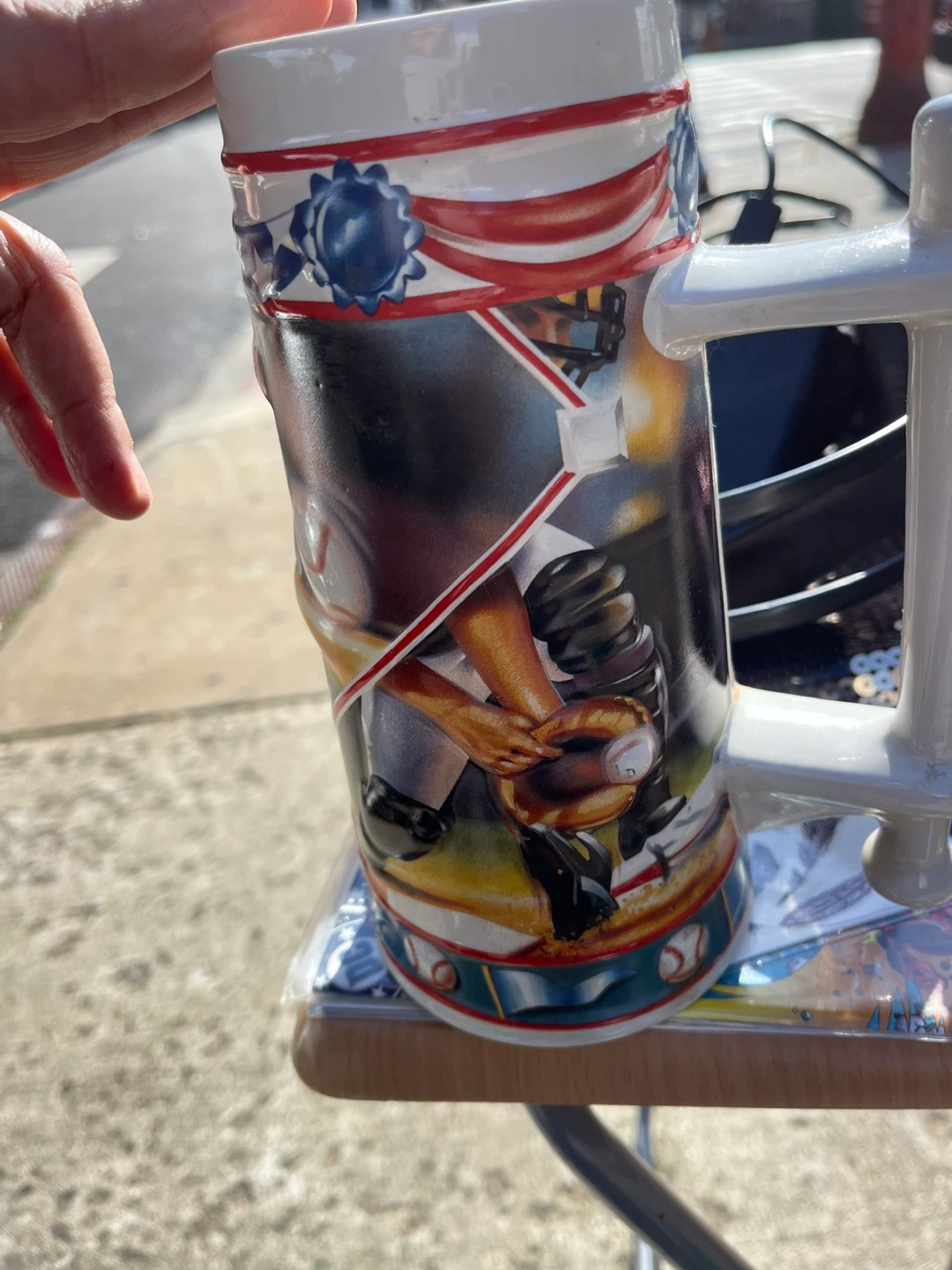 Budweiser Baseball Stein - photo 2