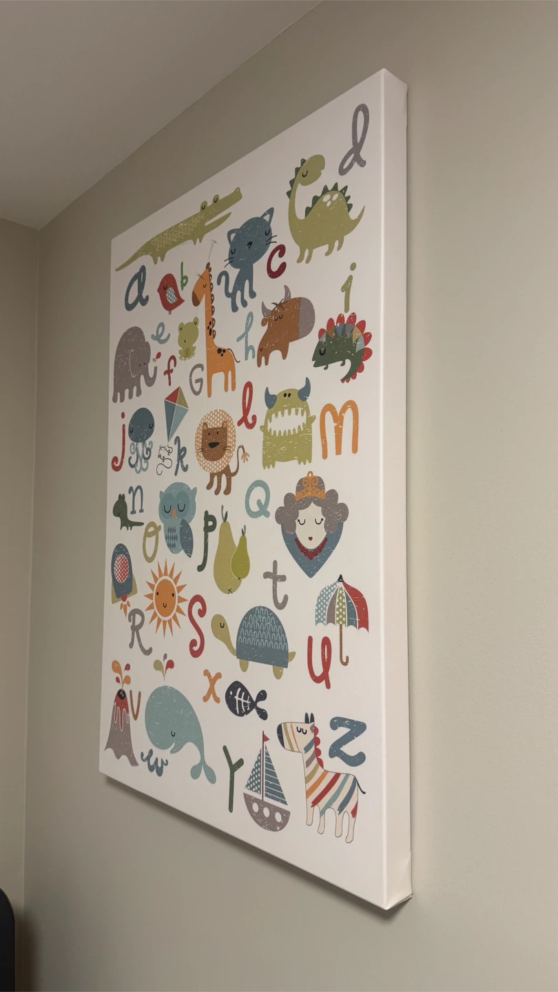 Alphabet ABC Canvas Wall Art - photo 2