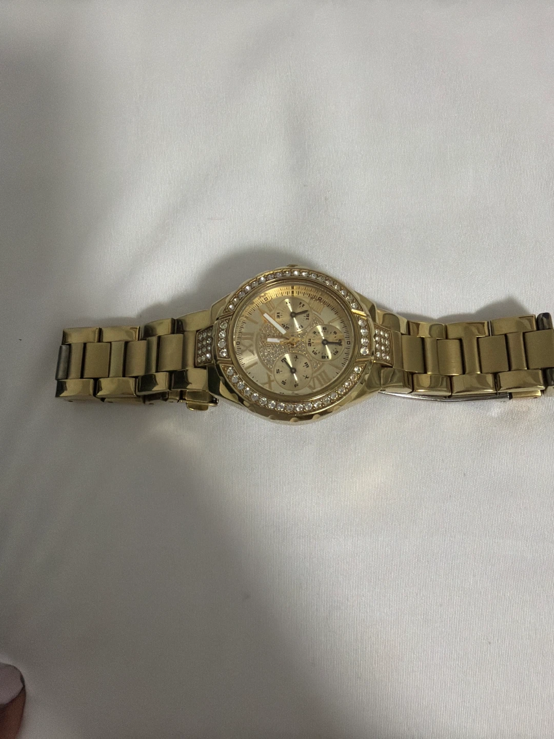 Guess Gold Tone Women's Chronograph Watch - photo 3
