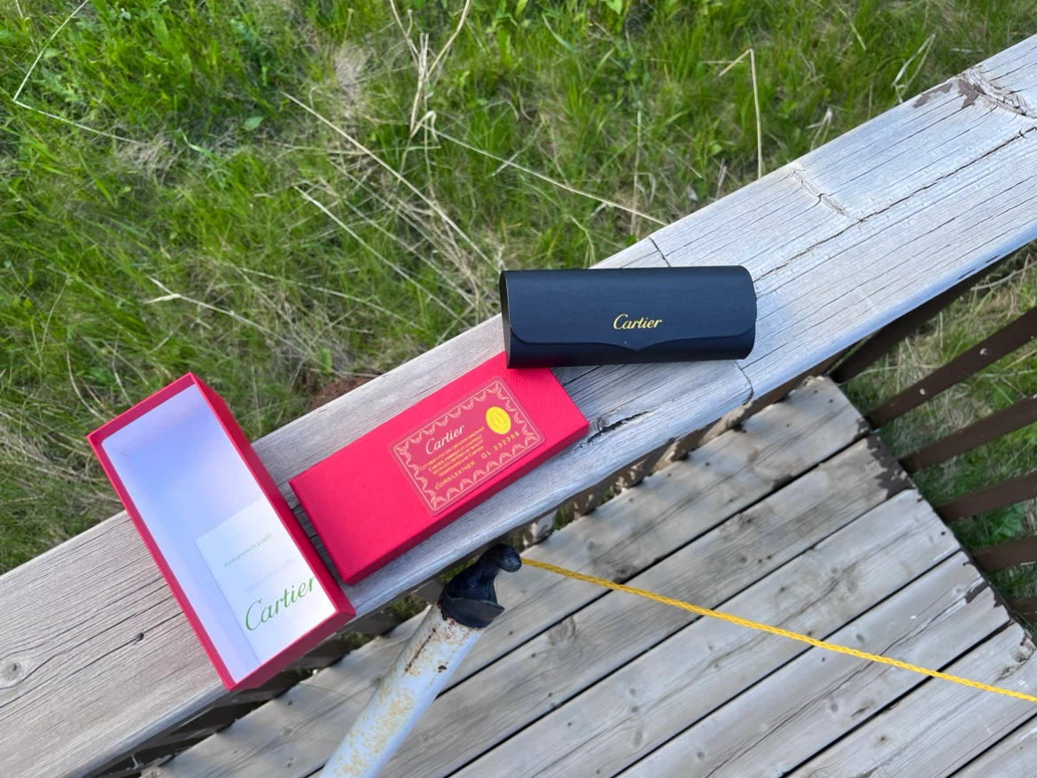 Cartier Rimless Eyeglasses with Case and Box - photo 3