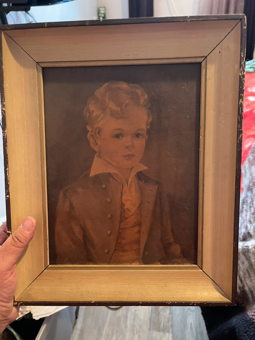 Vintage Framed Portrait "Marian" by Anne Allaben - photo 2