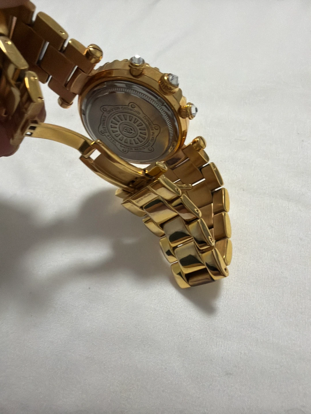 Giorgio Milano Gold Tone Chronograph Watch - photo 2