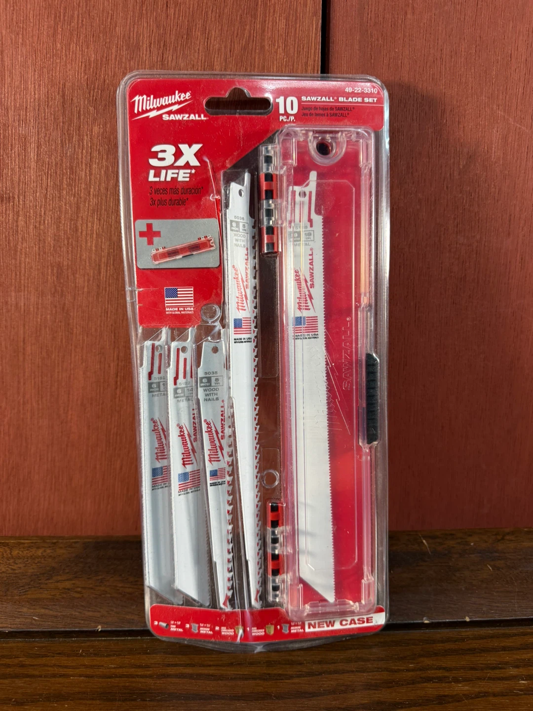 Milwaukee SAWZALL Blade Set Wood and Metal Cutting (10-Piece)