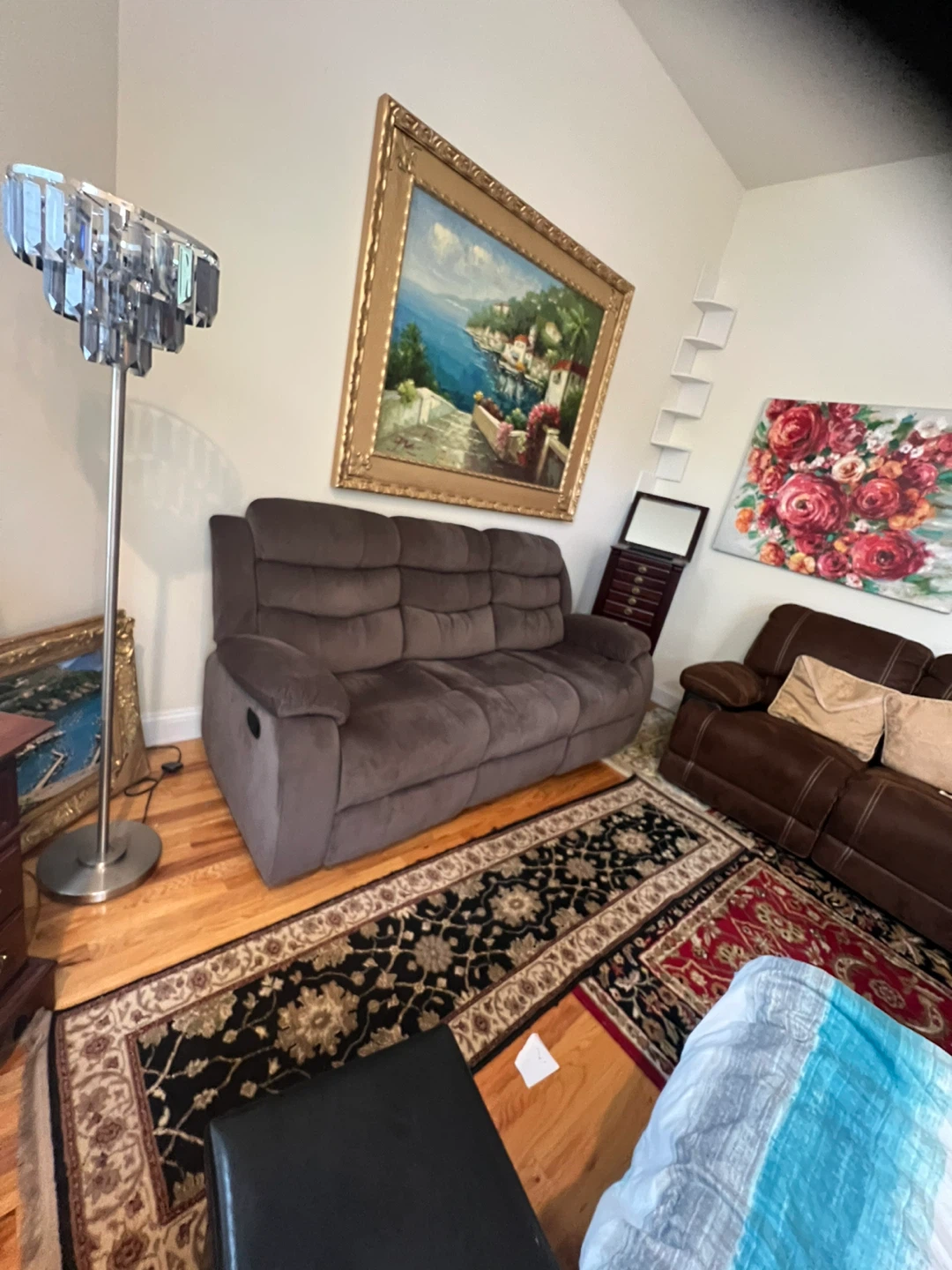 Leather Sofa and Loveseat Set