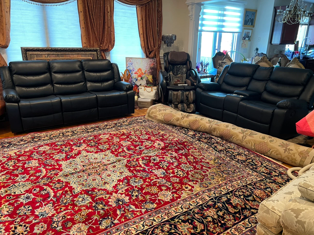 Leather Sofa and Loveseat Set - photo 2