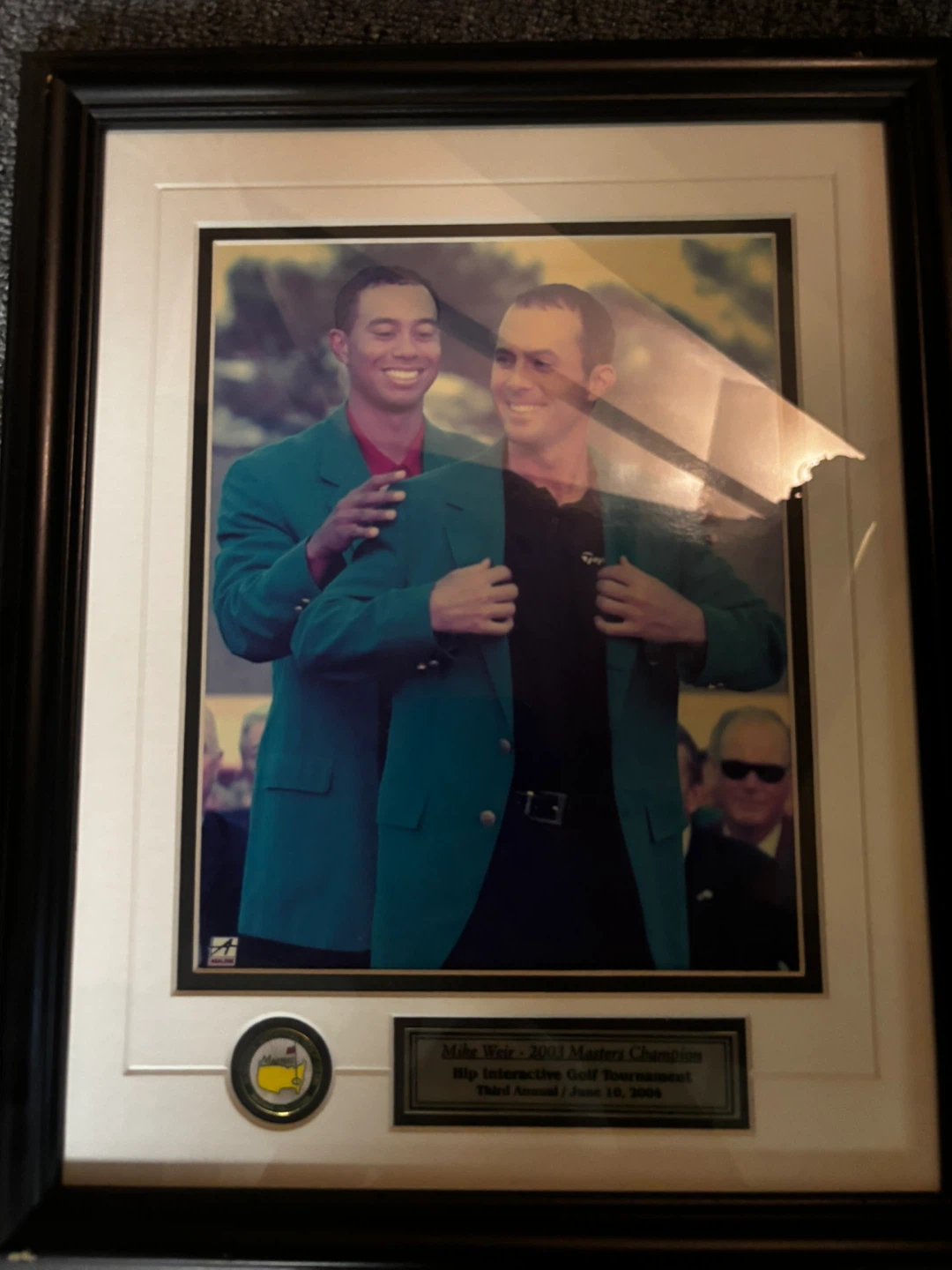 Mike Weir 2003 Masters Champion Framed Photo
