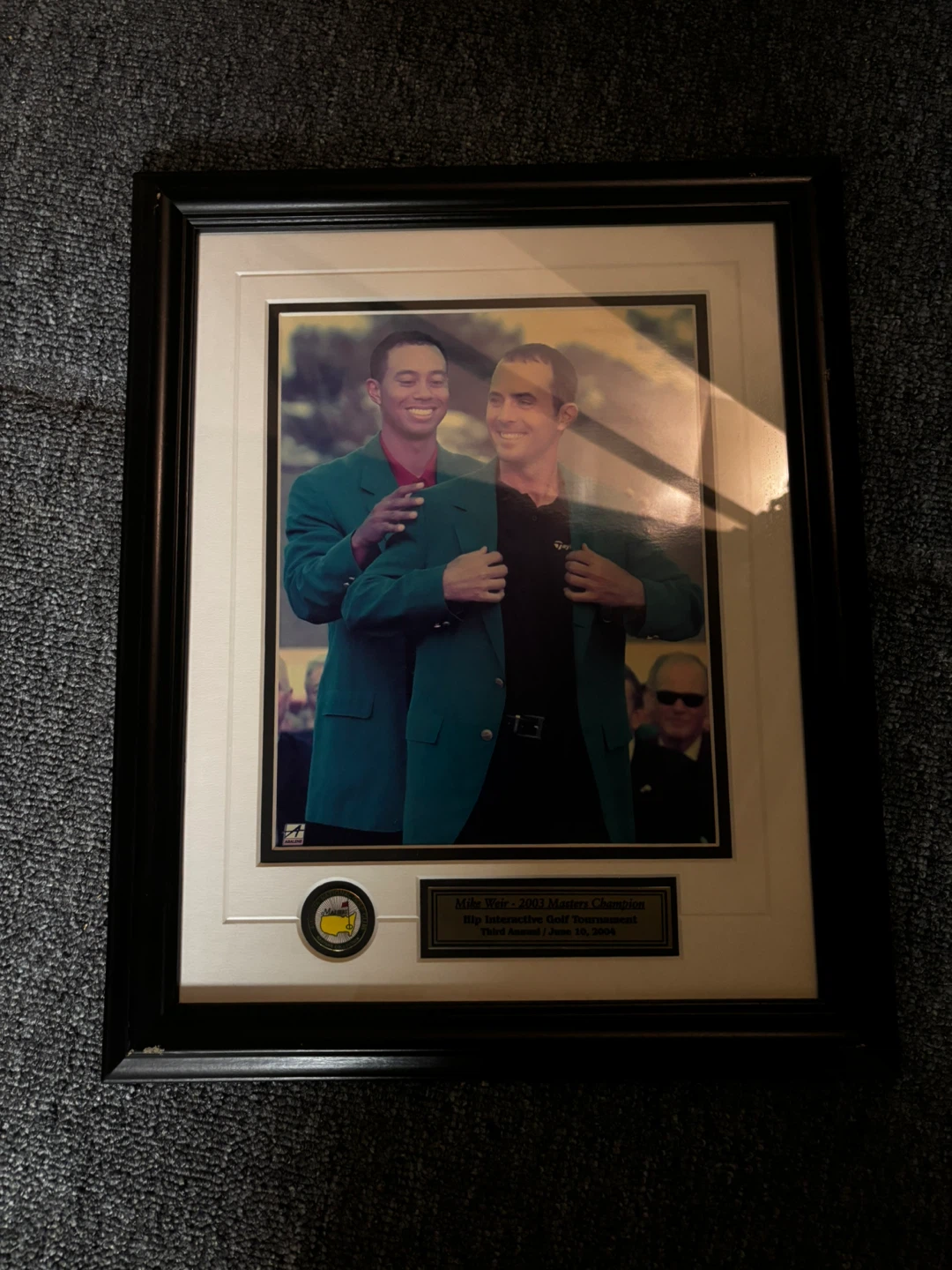 Mike Weir 2003 Masters Champion Framed Photo - photo 2