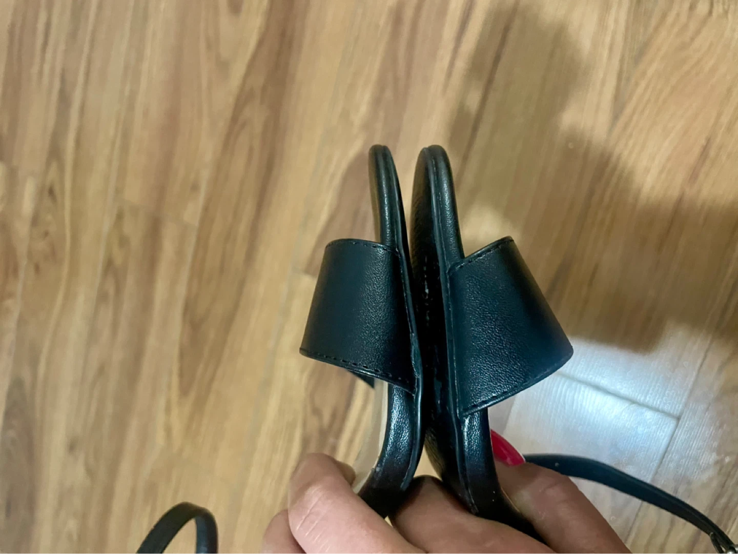 Nine West Black Heeled Sandals 7.5 - photo 4