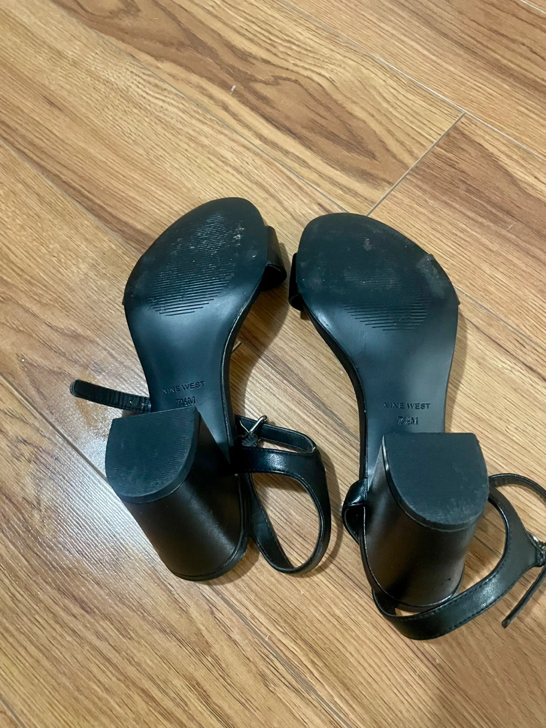 Nine West Black Heeled Sandals 7.5 - photo 5