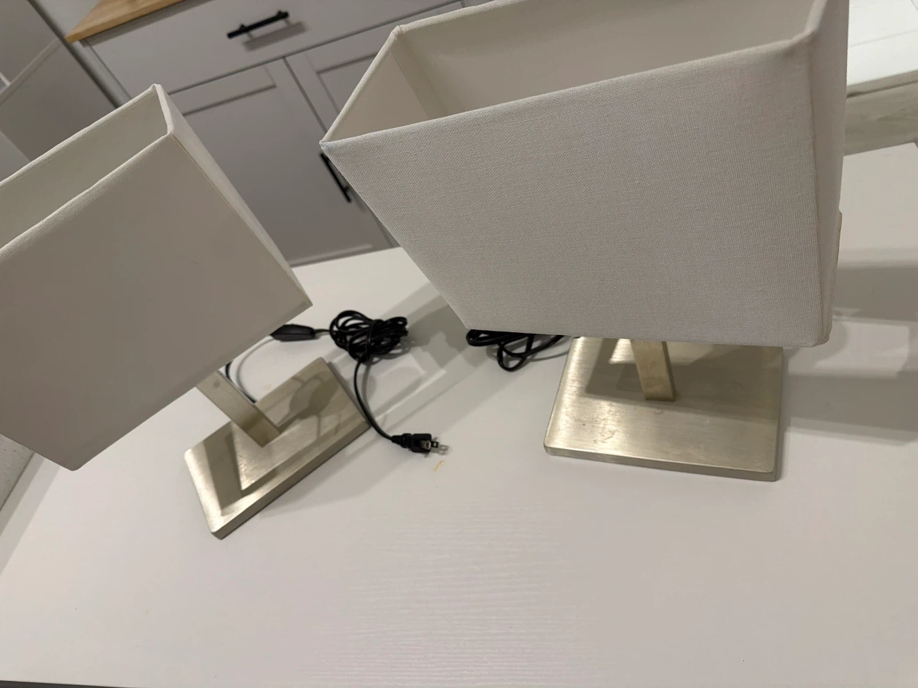 Set of 2 Table Lamps IKEA with bulbs