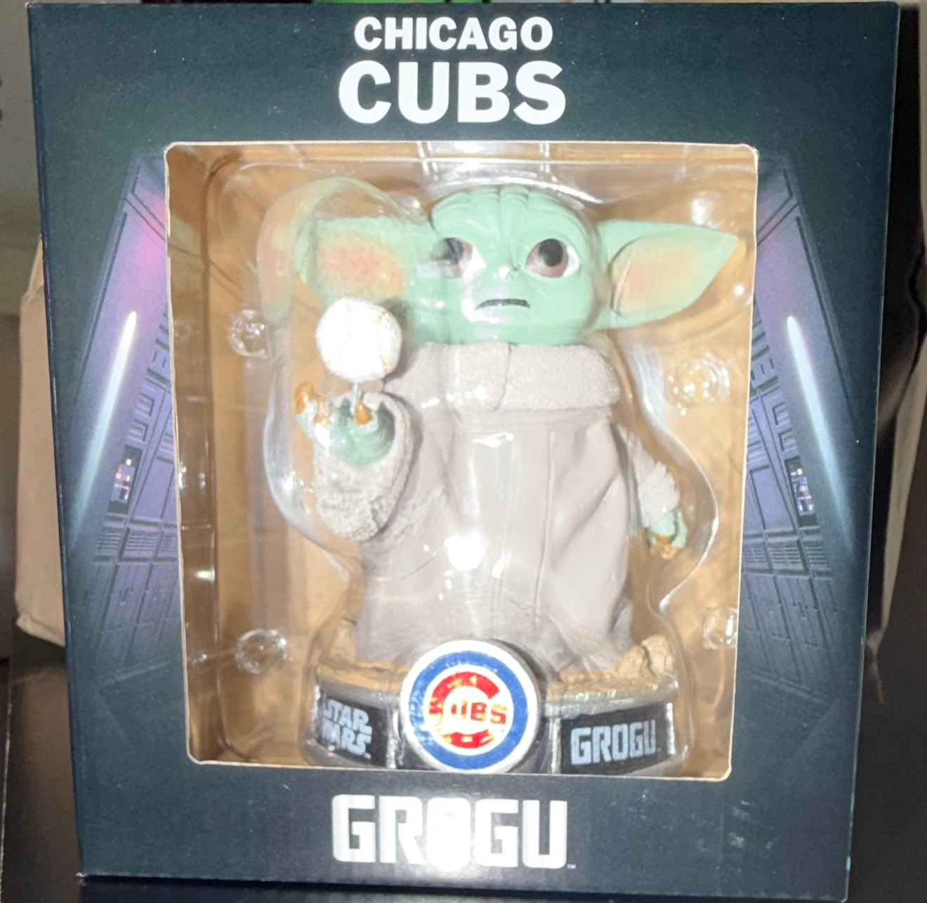 Chicago Cubs Grogu Figure