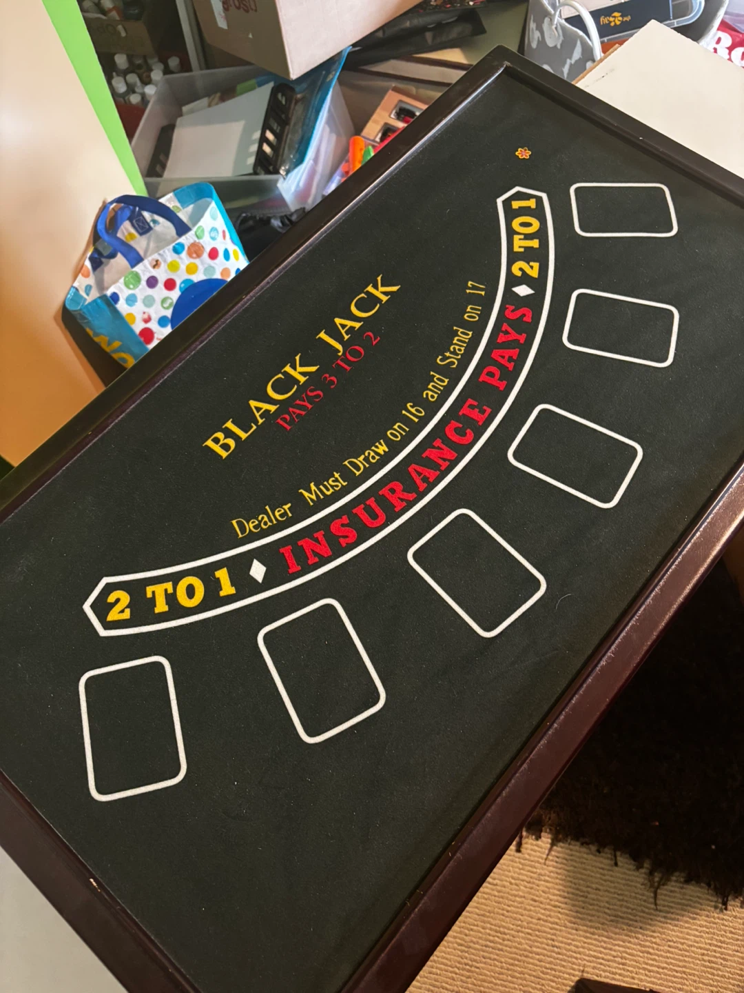 Casino Game Table Set - Roulette & Blackjack - photo 2