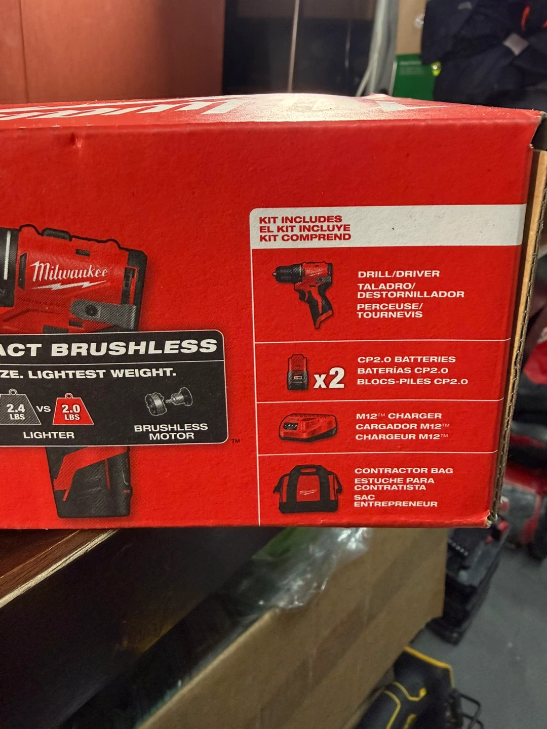 Milwaukee 3401-20 M12 Brushless 3/8" Drill/Driver w/2 batteries - photo 2