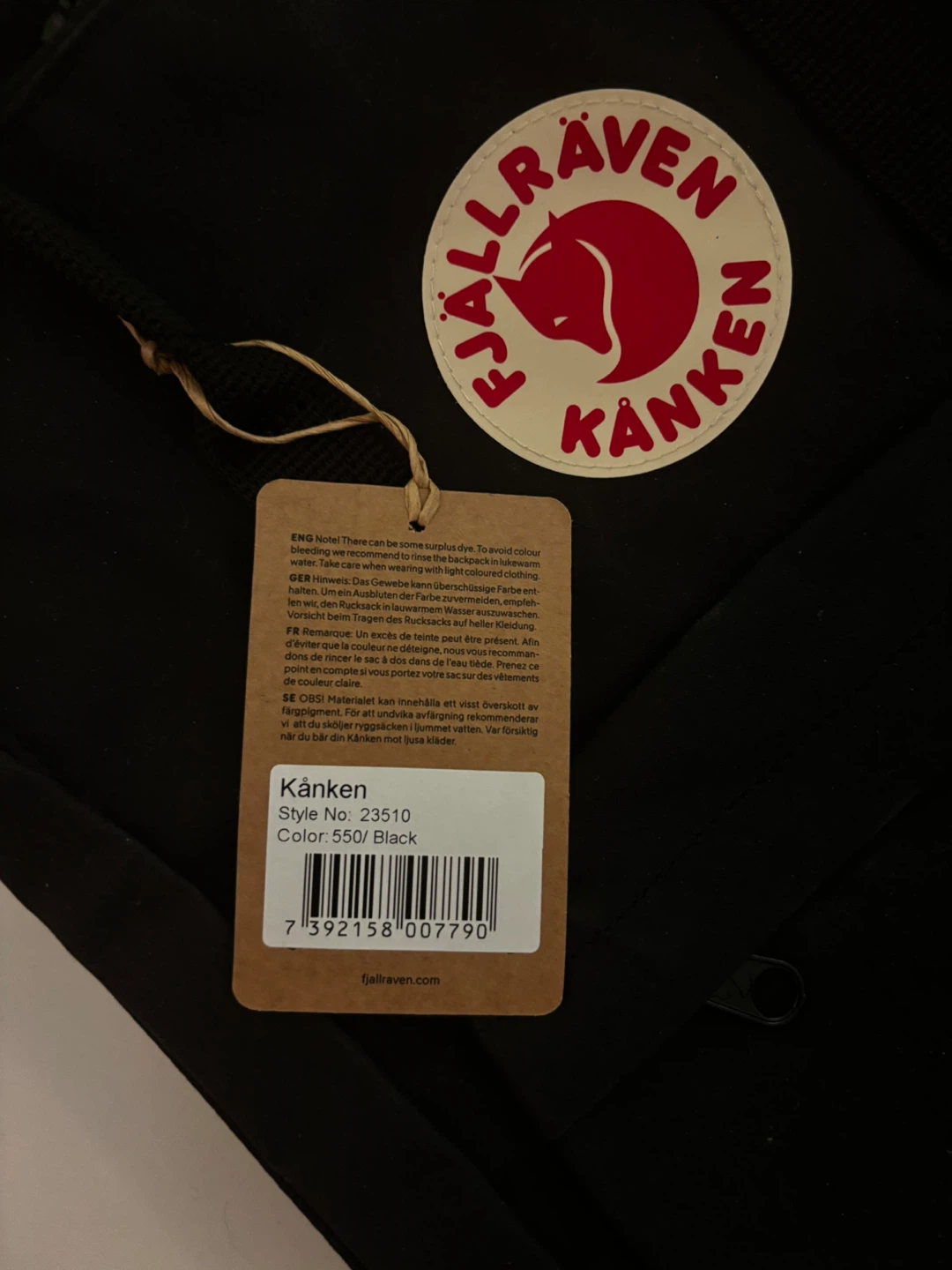 Fjällräven Kånken Backpack - Black - photo 2