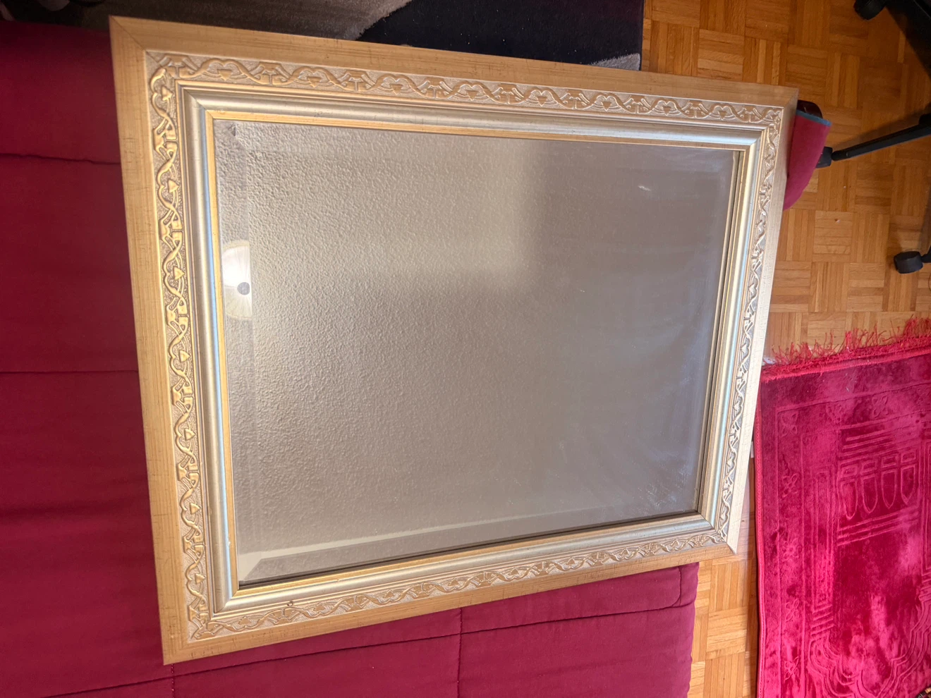 Golden beautiful mirror