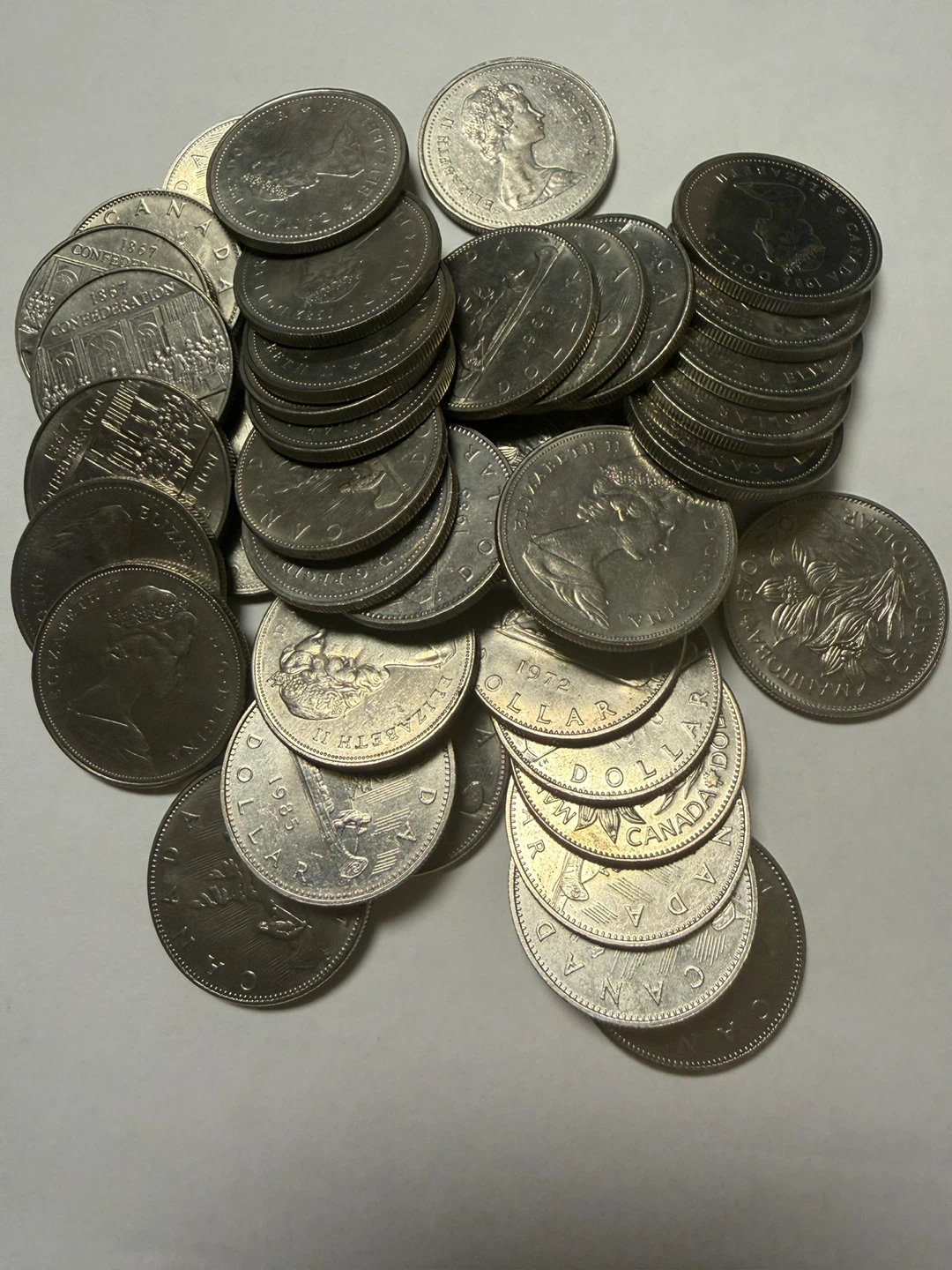 50 Assorted Canadian Nickel Dollar Coins