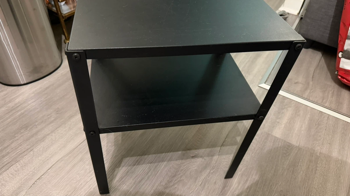 IKEA KNARREVIK Nightstand, black, - photo 2