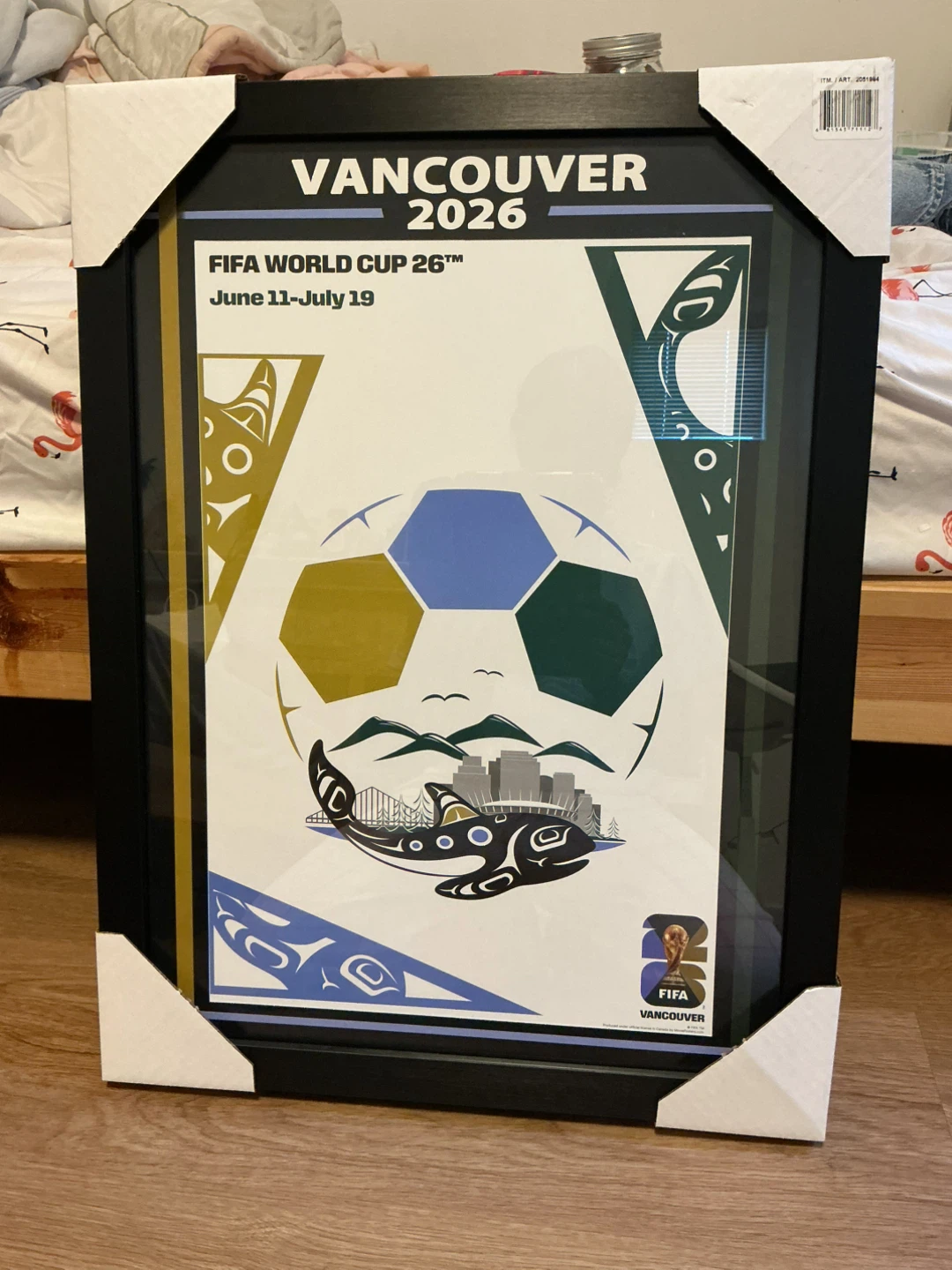 FIFA World Cup 2026 Vancouver Framed Poster