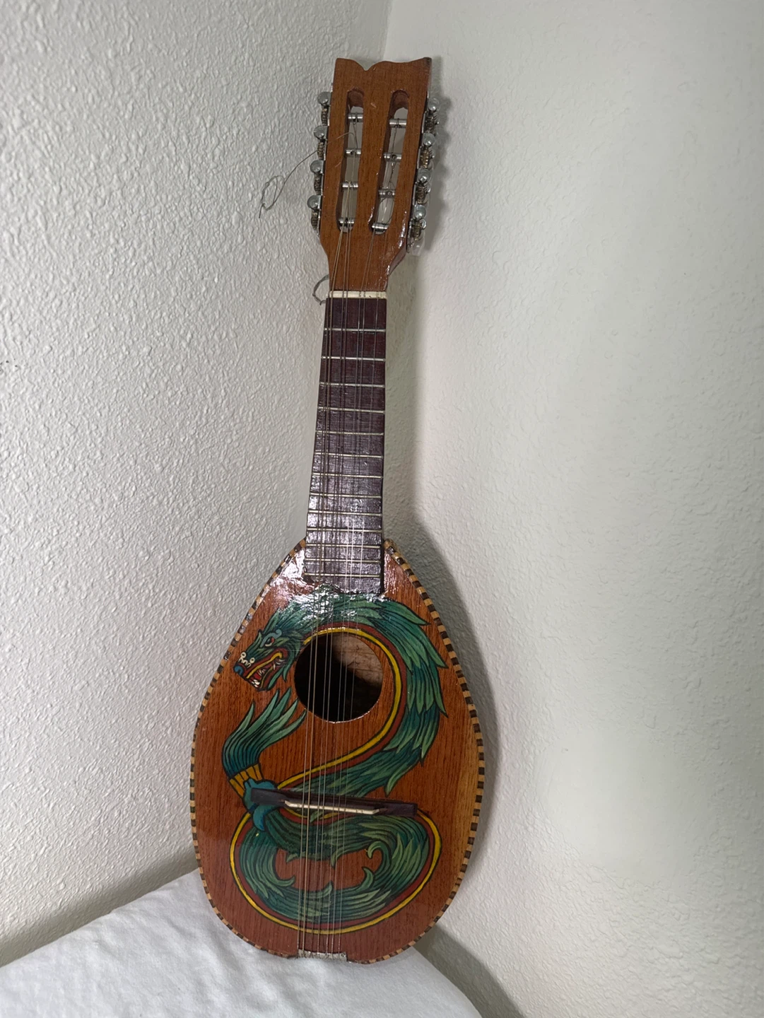 Mandolin with Dragon Artwork