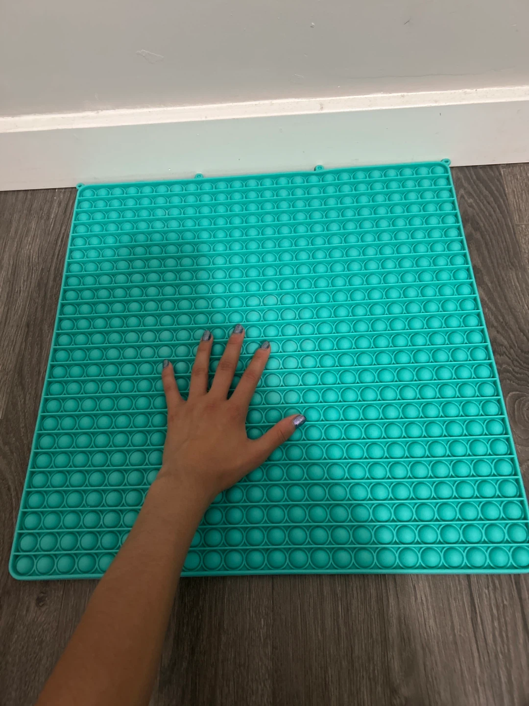 Large Teal Pop It Fidget Toy - photo 2