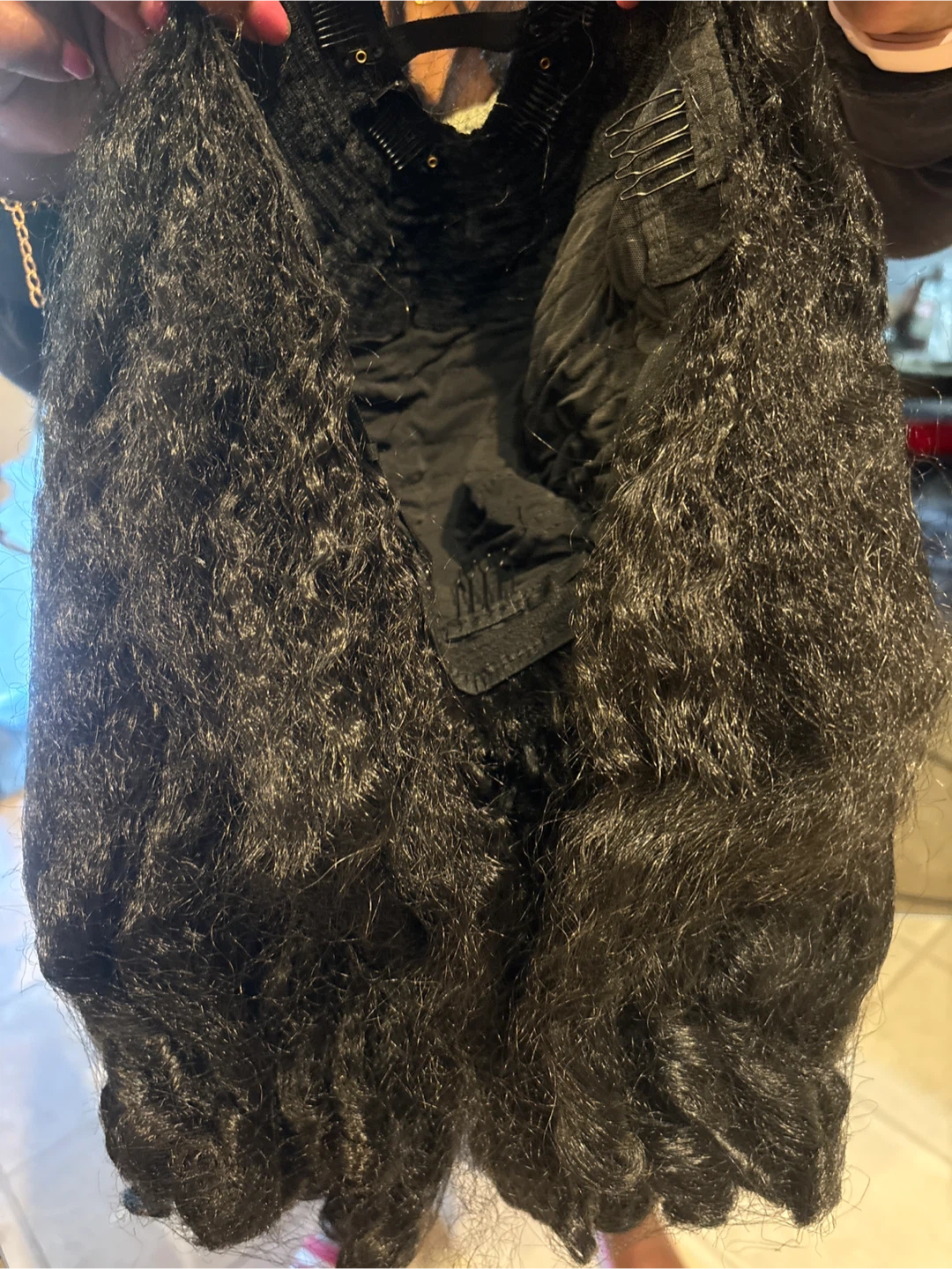 Black Kinky Curly Wig