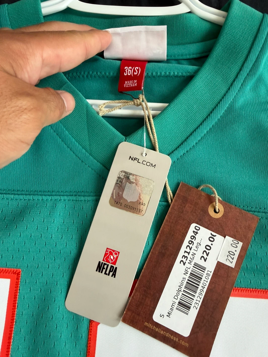 Mitchell & Ness Dan Marino Miami Dolphins Throwback Jersey - photo 3