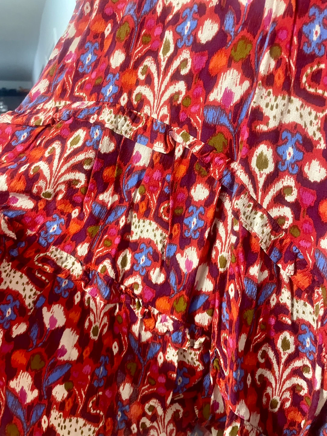 Anthropologie Robin Tiered Mini Dress Size Medium - photo 3